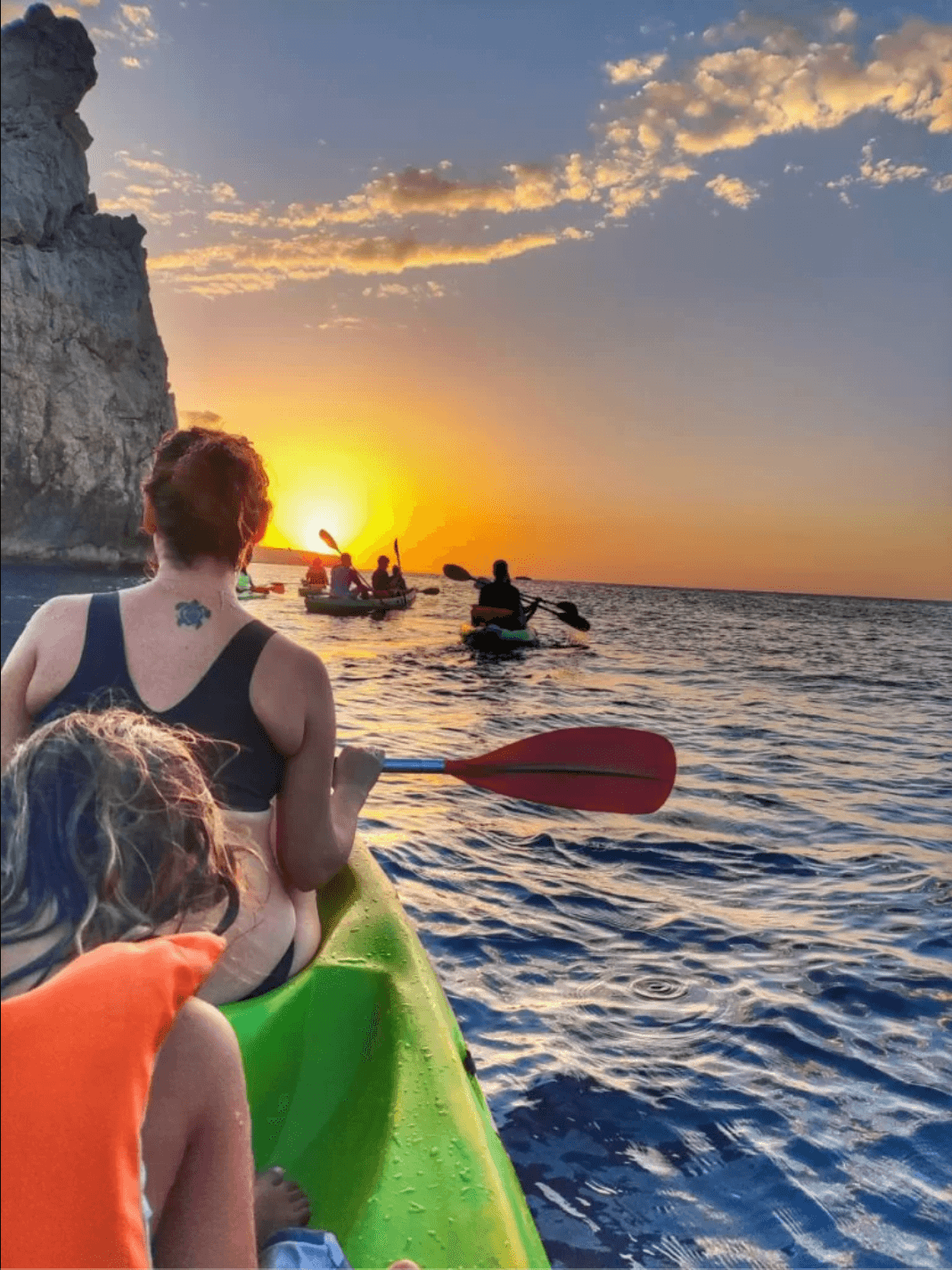 Kayak tour in Port de San Miguel, Ibiza