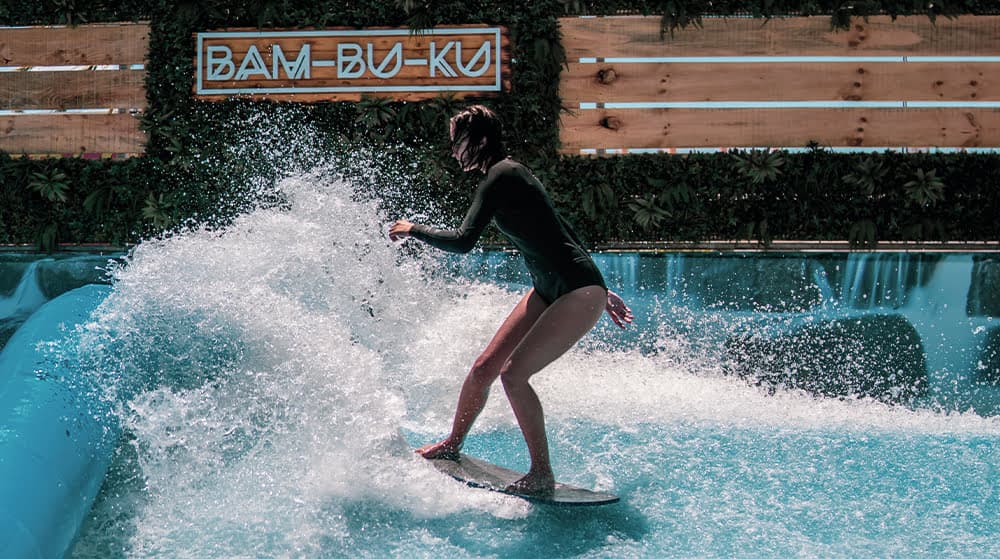 Family day out at Bam Bu Ku in Ibiza