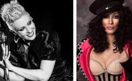 STACY GREEN AS PINK AND CHER 