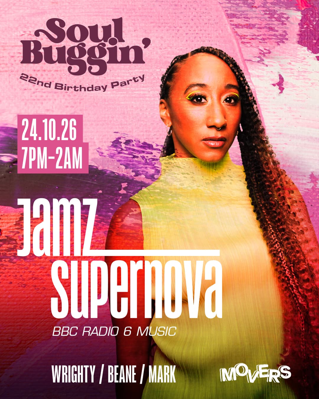 Soul Buggin' 22nd Birthday with Jamz Supernova