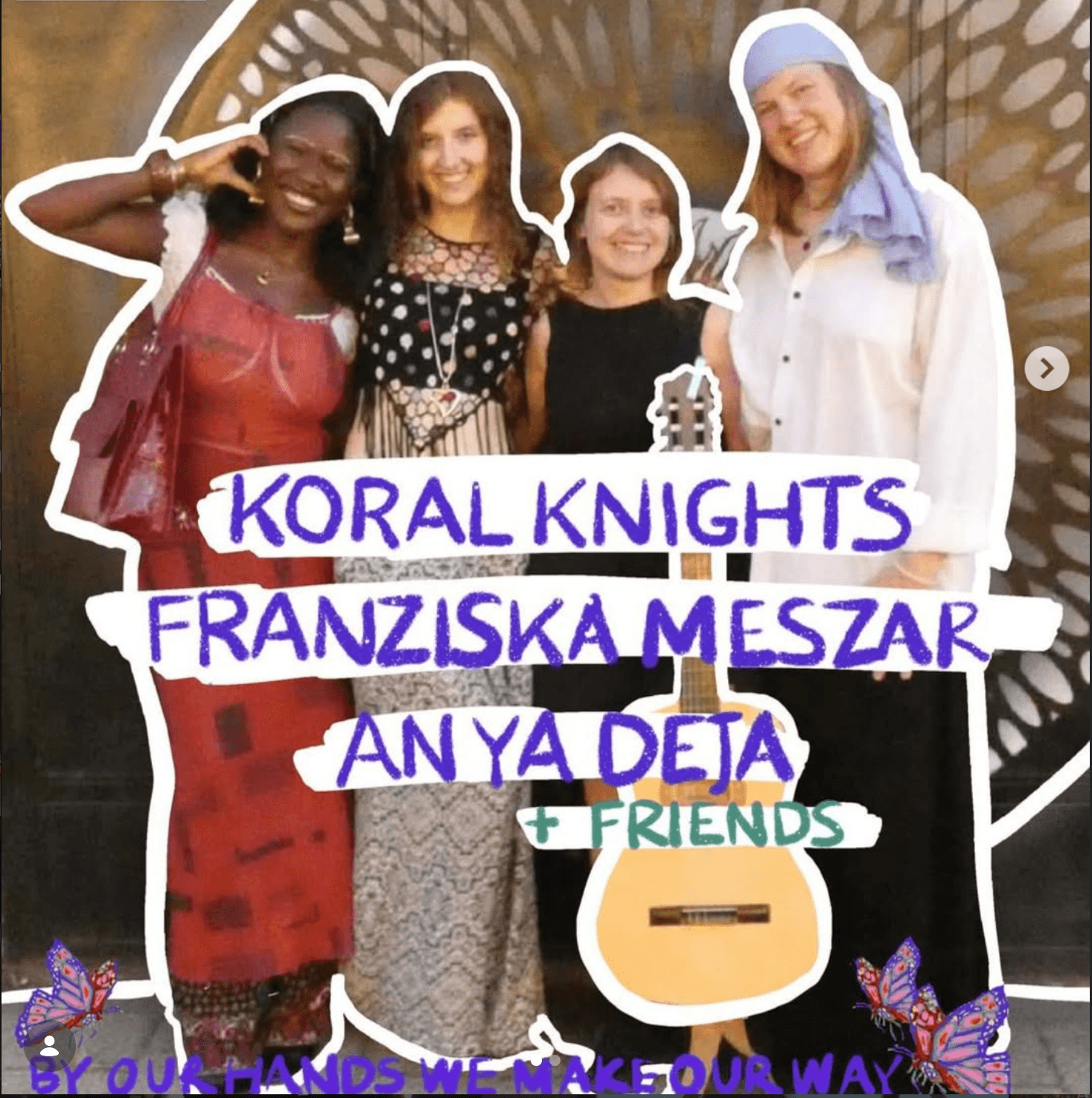 Koral Knights, Franziska Meszar and Anya Deja