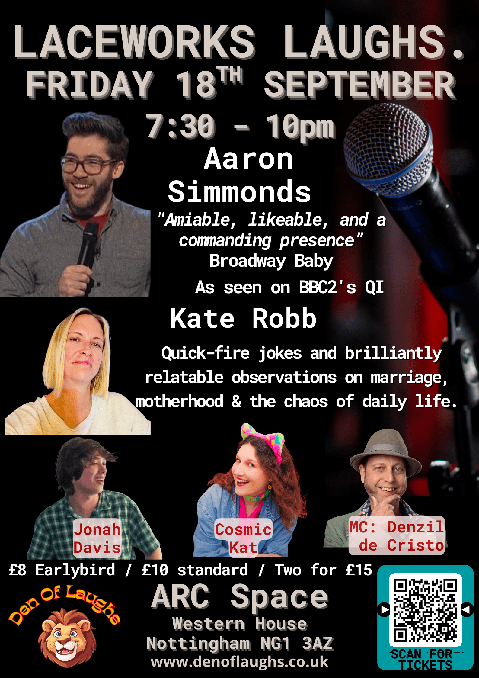 Laceworks Laughs - Comedy Night at Arc Space