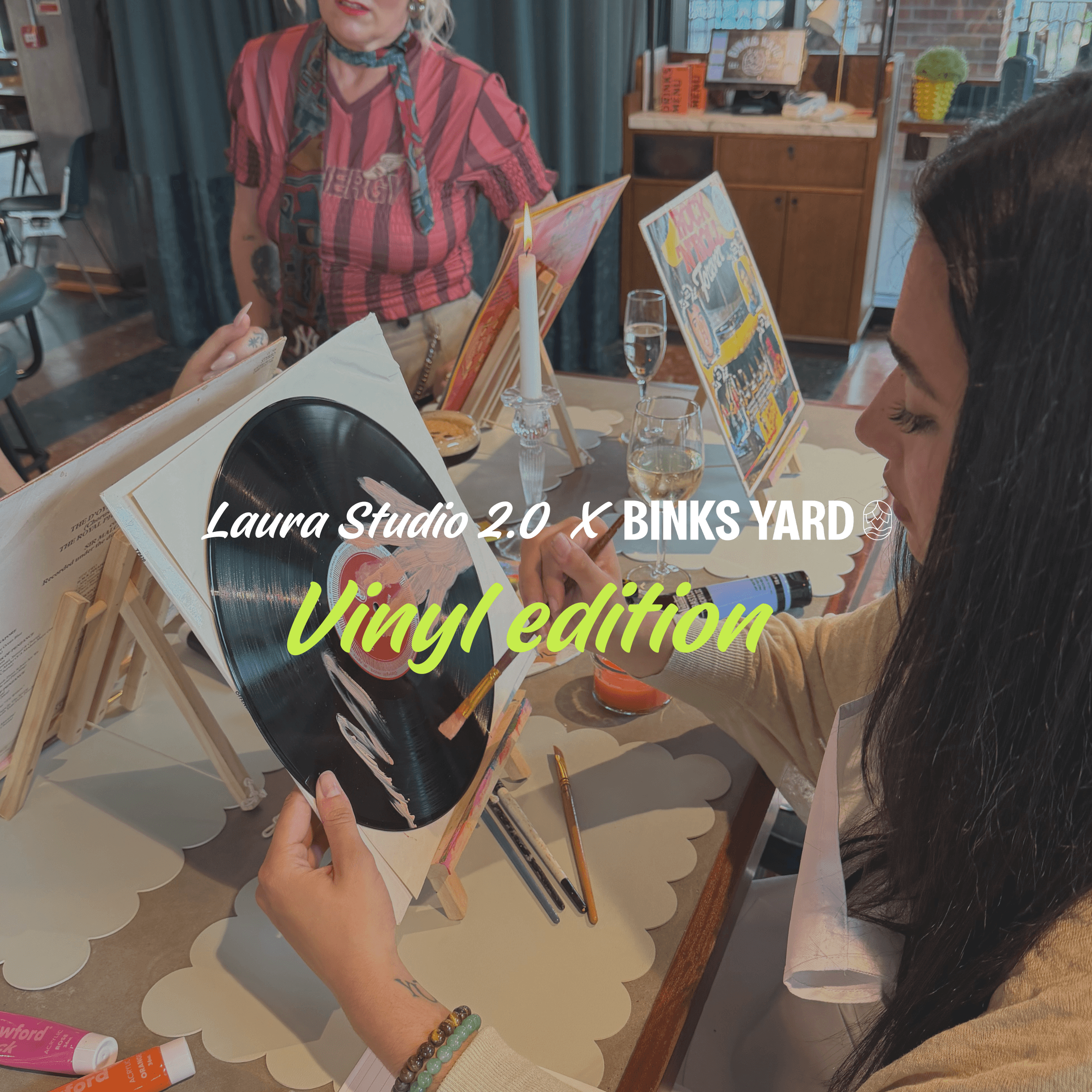 Binks x Studio 2.0 Paint n Sip – Vinyl Edition