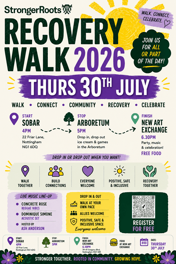 Stronger Roots Recovery Walk