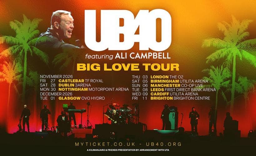 UB40 feat Ali Campbell - The Big Love Tour