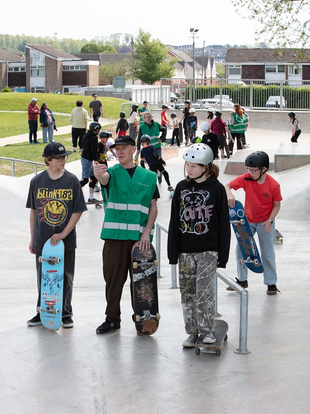 Free skateboard coaching for all ages 7+