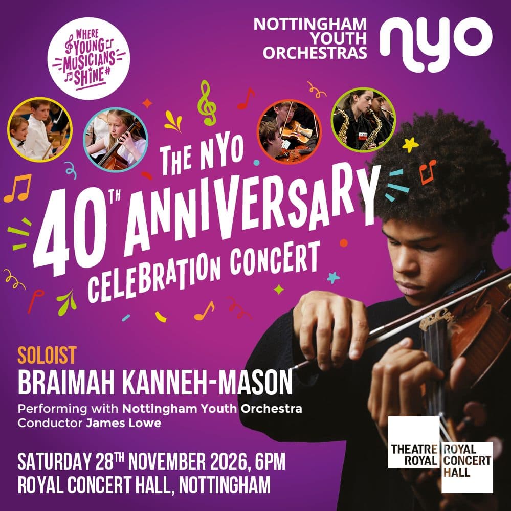 Nottingham Youth Orchestra 40th Anniversary