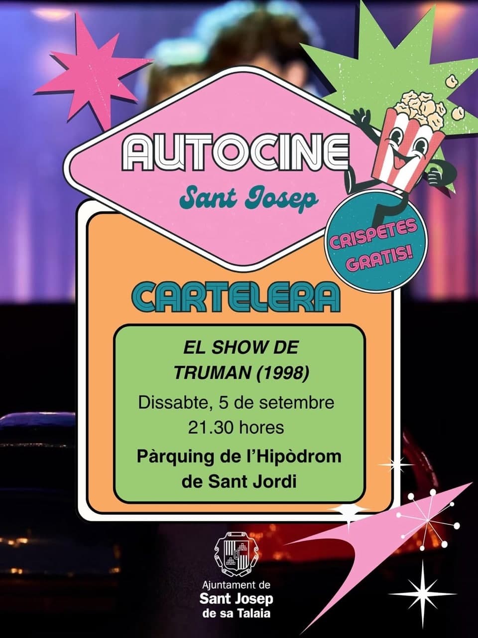 Drive-in Cinema in Sant Jordi Under the Stars