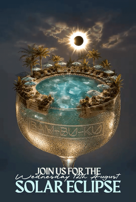Eclipse at the Bam-Bu-Ku Pool