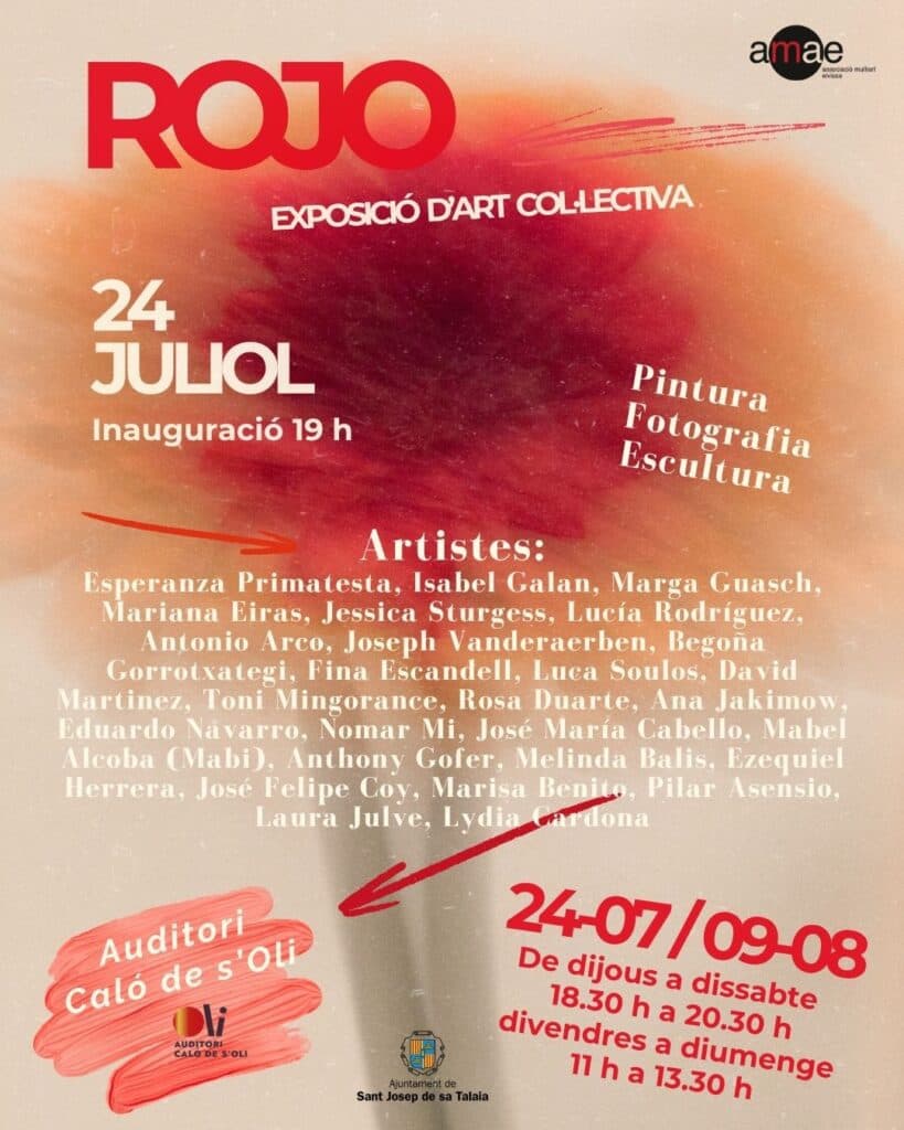 Rojo, Exposición Colectiva AMAE