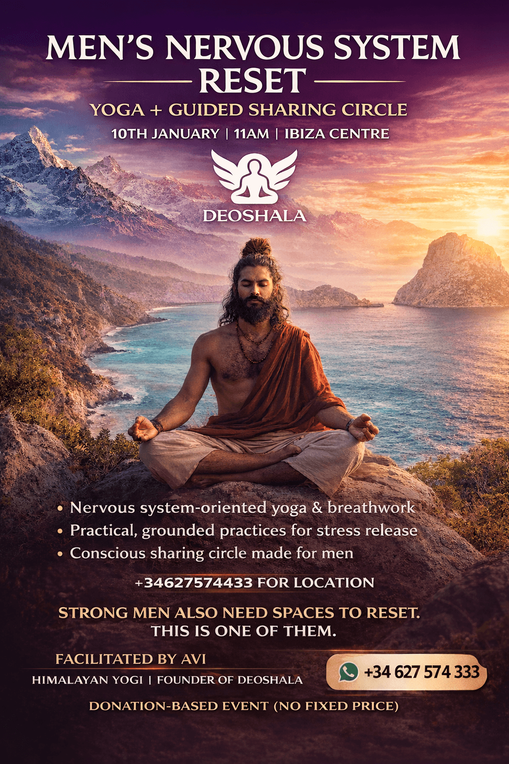 Special session on nervous system reset (Men's only)