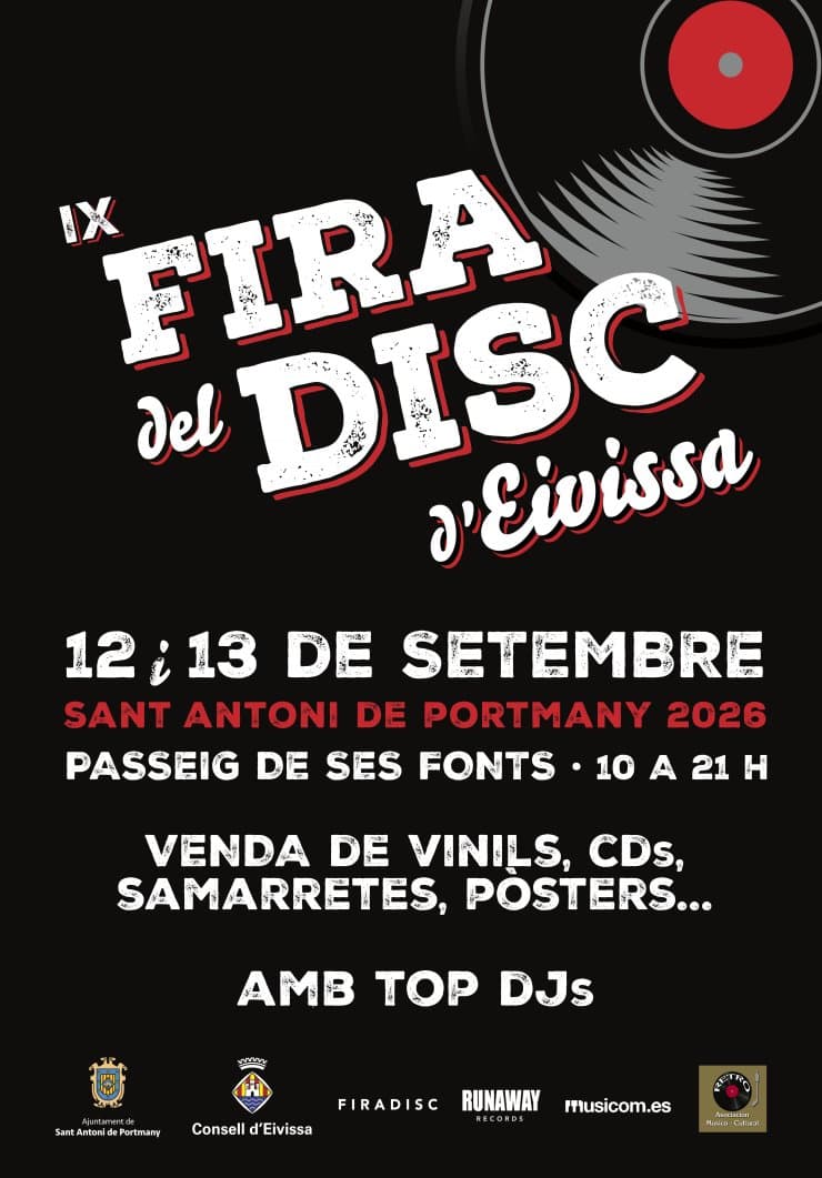 Fiestas San Antonio - 'Fira del Disc' record fair