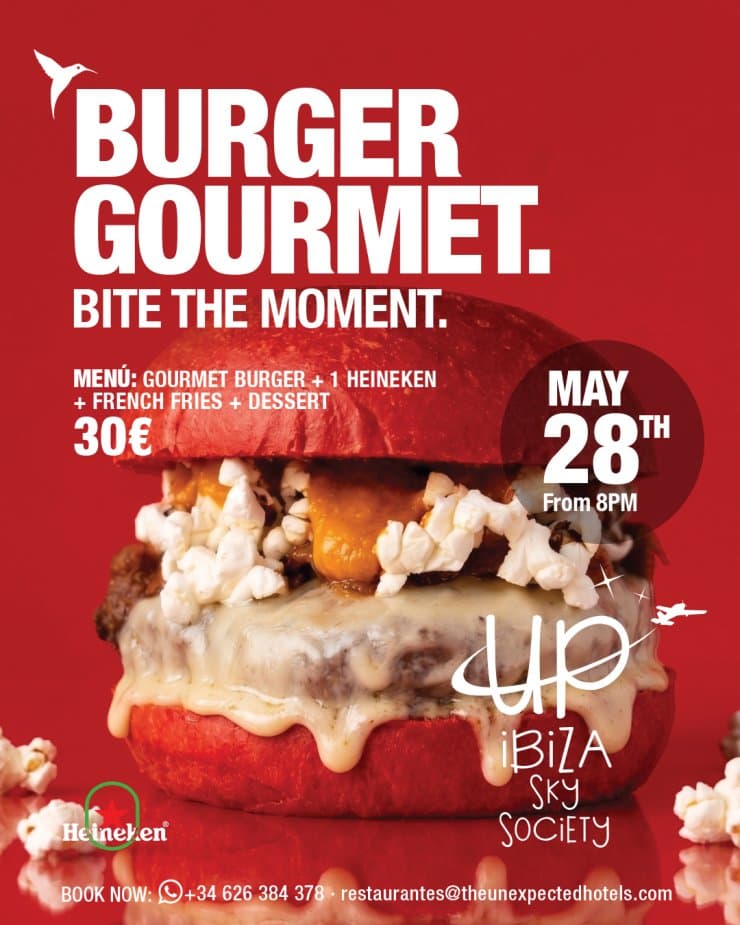 Burger Gourmet at The Unexpected Ibiza Hotel