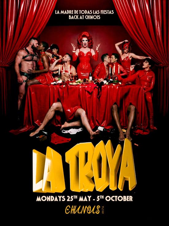 La Troya: Melanie C, Jodie Harsh, Andrea Lane, Oscar Colorado, Vito Natoli