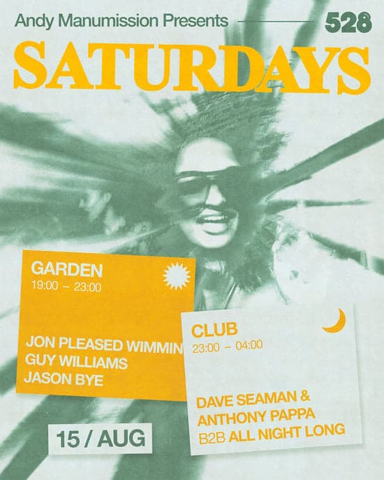 Andy Manumission Presents Saturdays