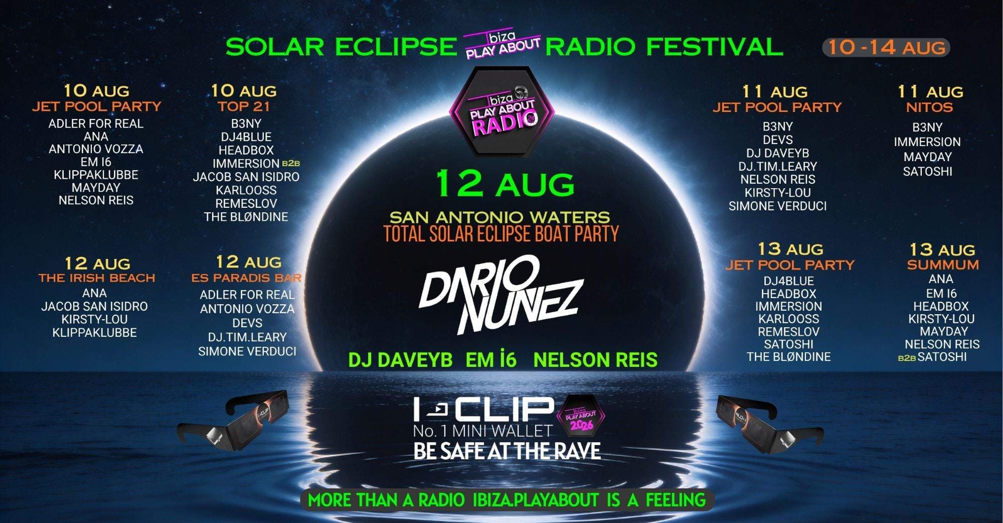 Ibiza PlayAbout Radio Fest: Total Solar Eclipse