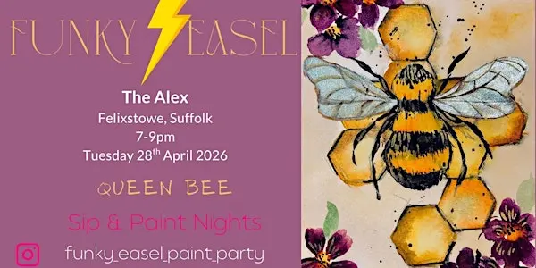 The Funky Easel Sip & Paint: The Alex in Felixstowe, Suffolk