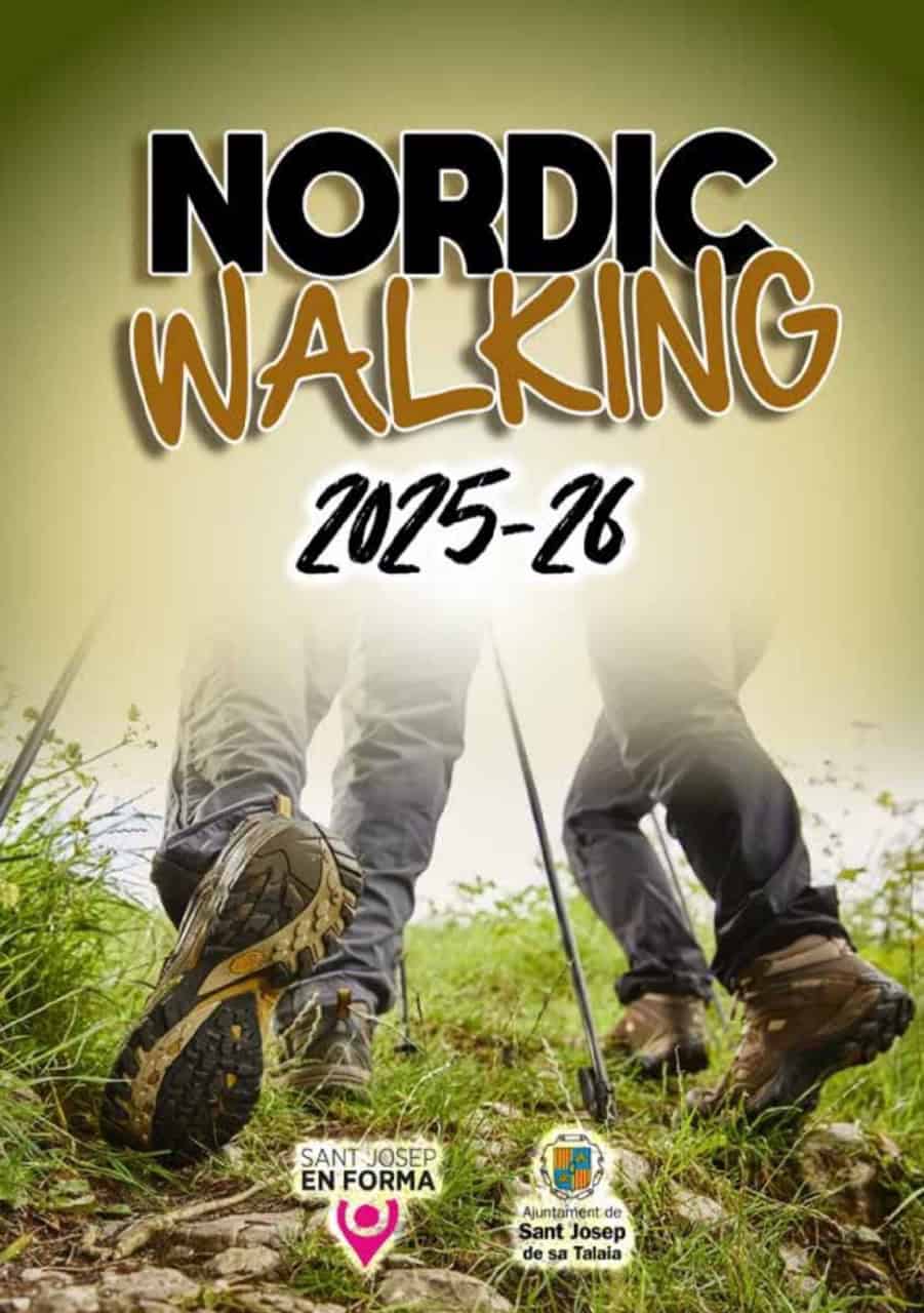 Rutas de Nordic Walking en San José - Ibiza 2025 / 2026