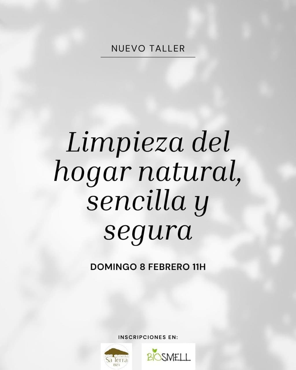 Taller de limpieza natural de Sa Terra