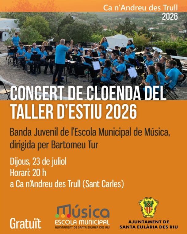 Concert by the Youth Band of the Santa Eulària Municipal Music School