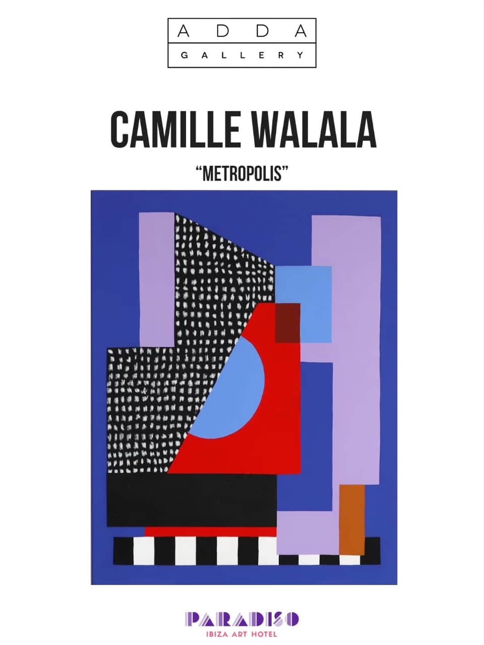 Metropolis, an exhibition by Camille Walala
