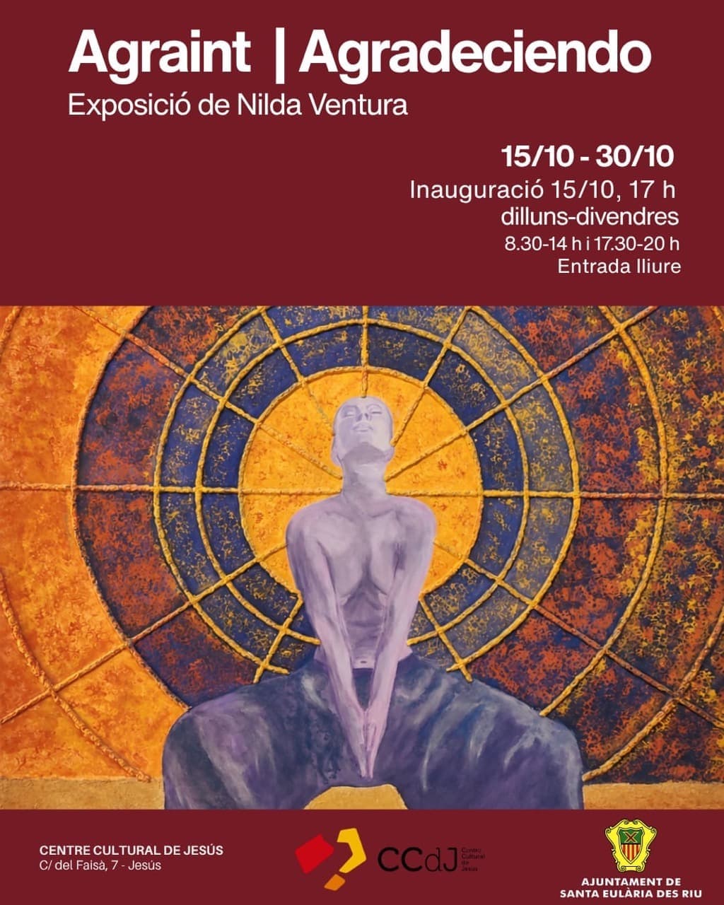 Agradeciendo, Exposición de Nilda Ventura