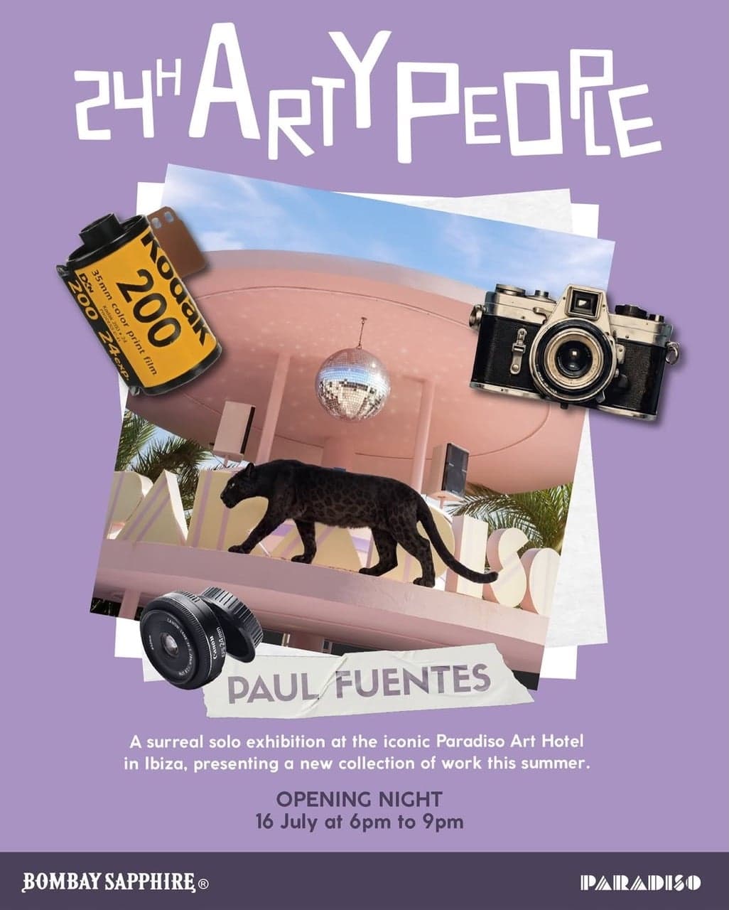 Paul Fuentes Exhibition at Paradiso Ibiza