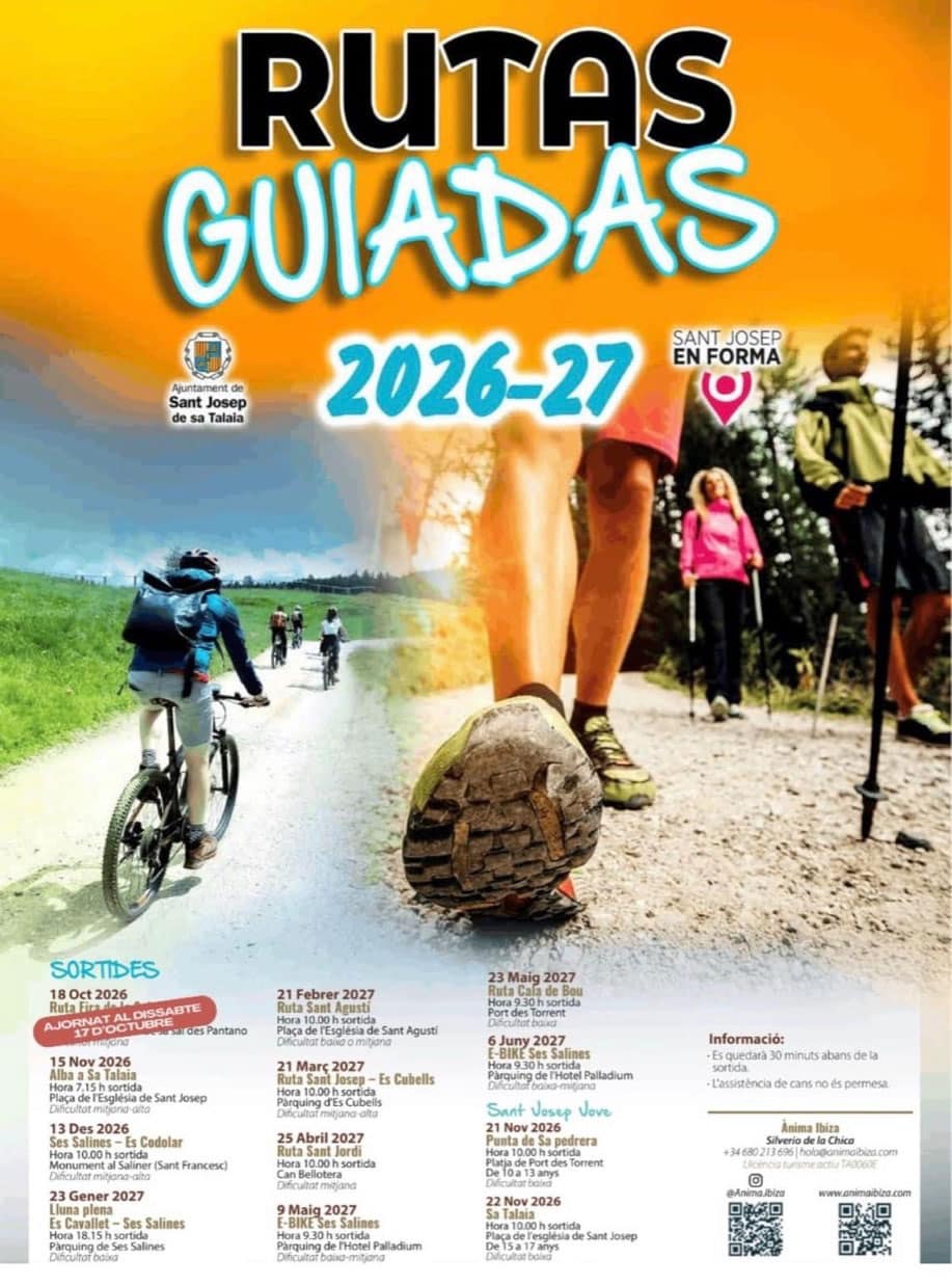 Rutas Guiadas Sant Josep 2026-2027